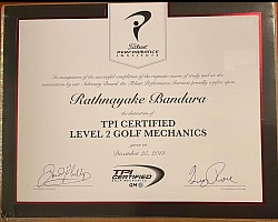 golf mécanique level 2 passer le diplôme 2013